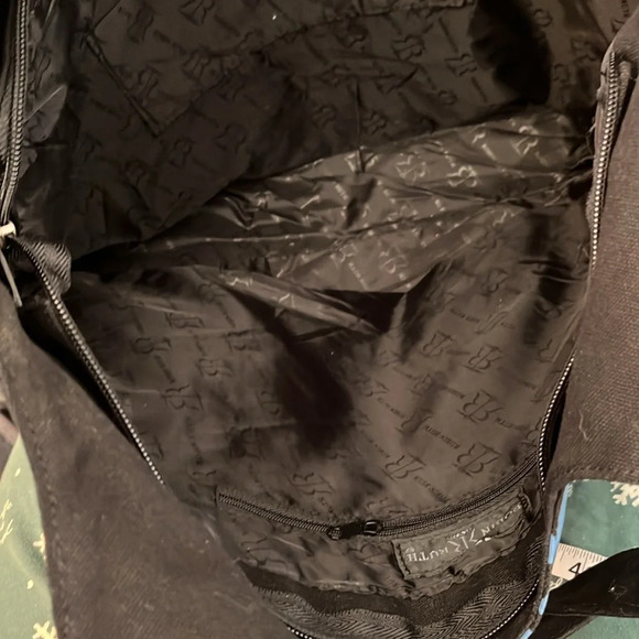 Robin Ruth Chicago Black and Blue Tote Travel Bag - Picture 4 of 5